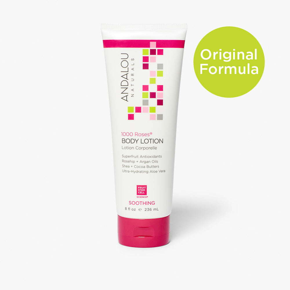 Sensitive 1000 Roses Soothing Body Lotion - Andalou Naturals US
