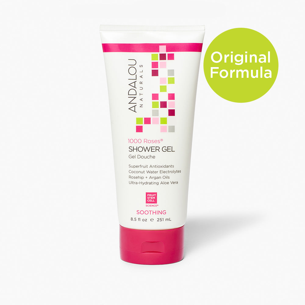Sensitive 1000 Roses Soothing Shower Gel - Andalou Naturals US