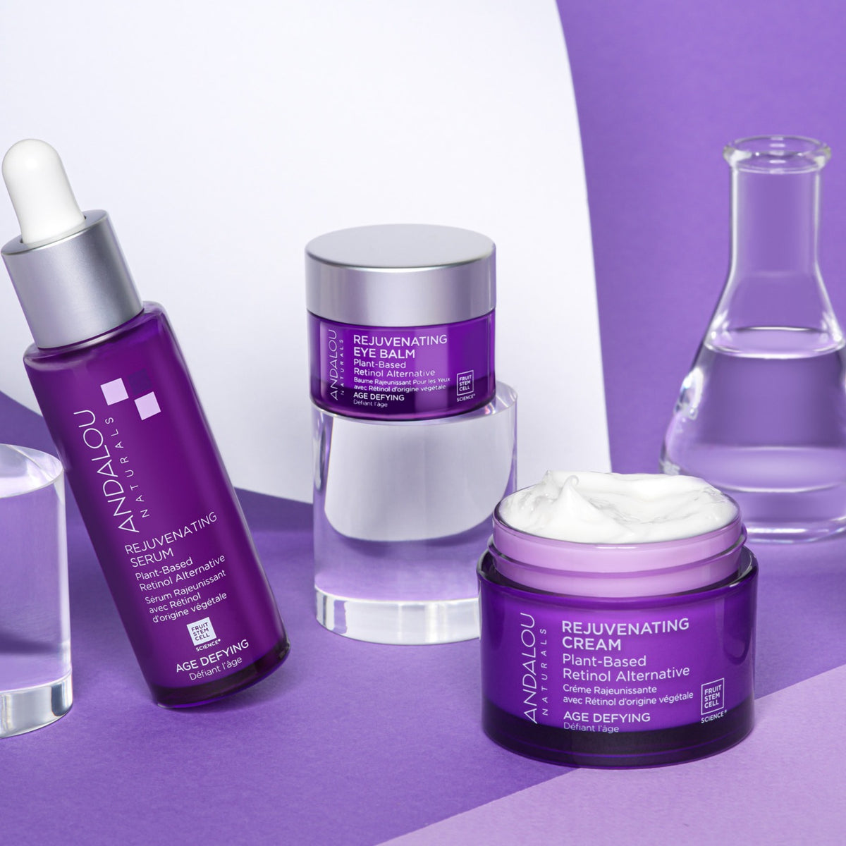 Age Defying Rejuvenating Cream with bakuchiol - Andalou Naturals US