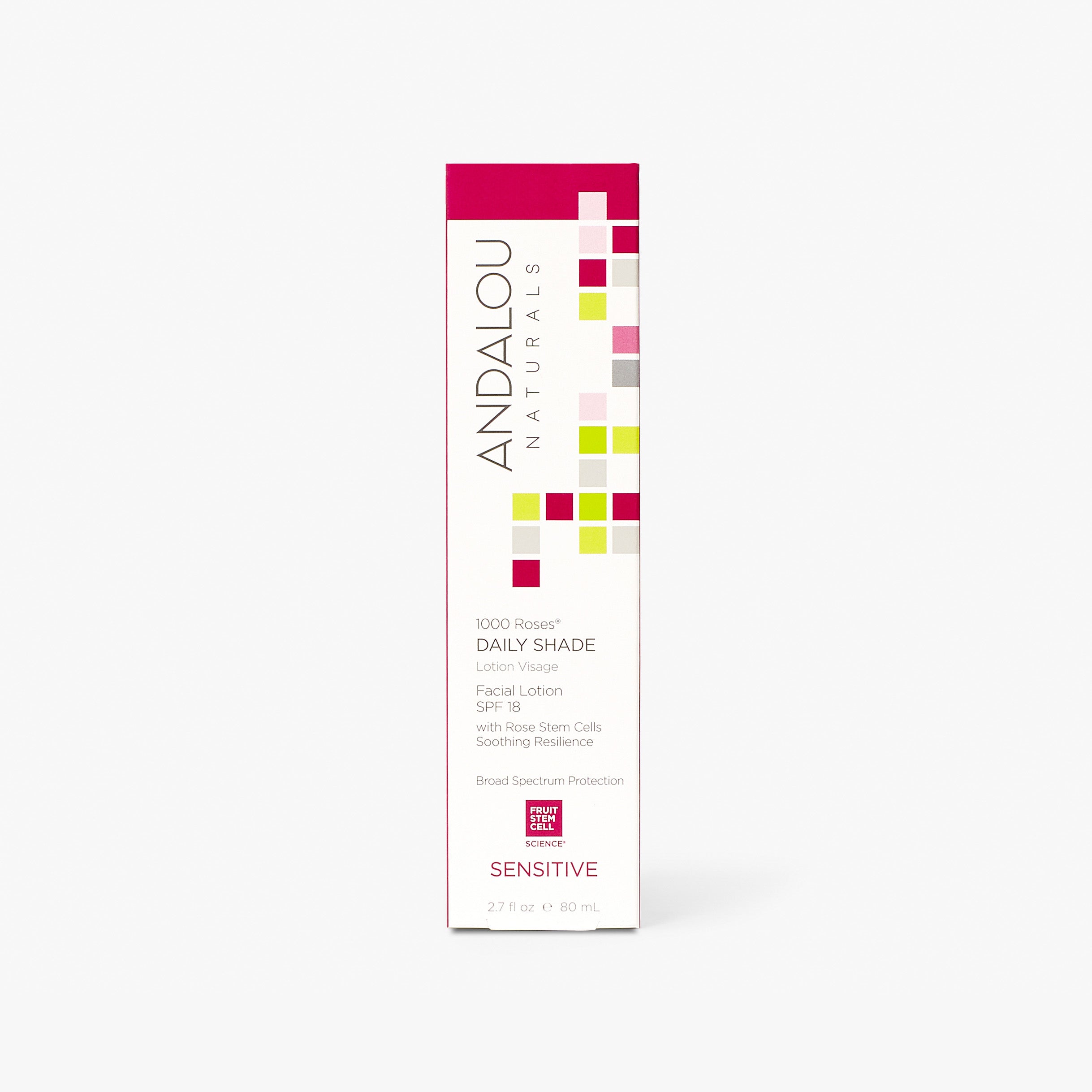 Sensitive 1000 Roses Daily Shade Facial Lotion SPF 18– Andalou