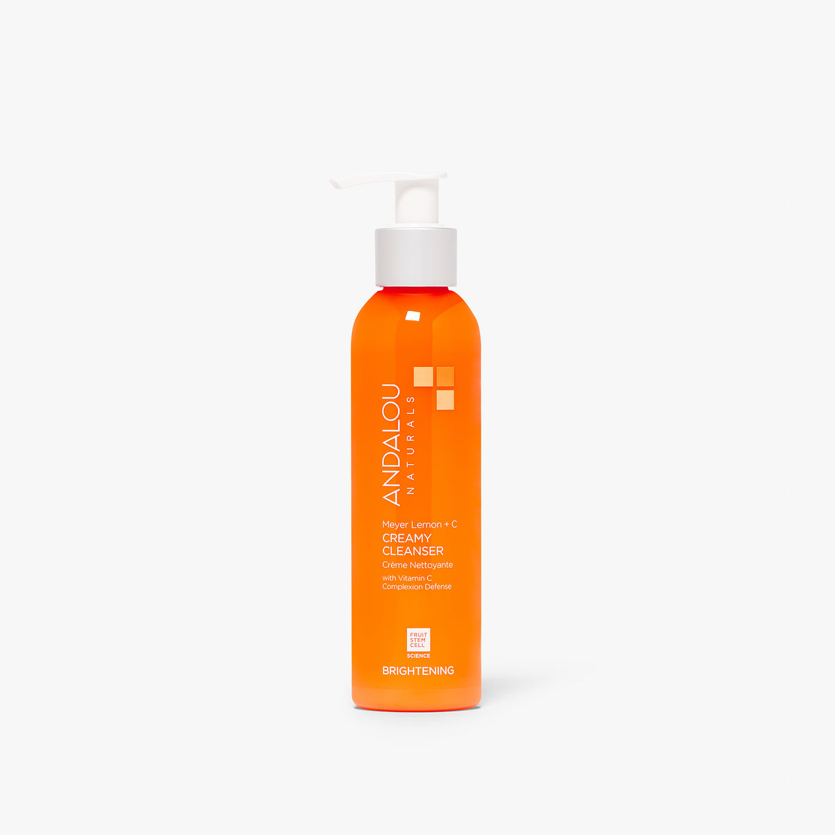 Brightening Meyer Lemon + Vitamin C Creamy Cleanser - Andalou Naturals US