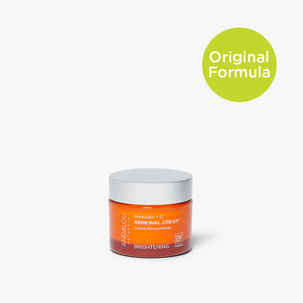 Brightening Probiotic + Vitamin C Renewal Cream - Andalou Naturals US