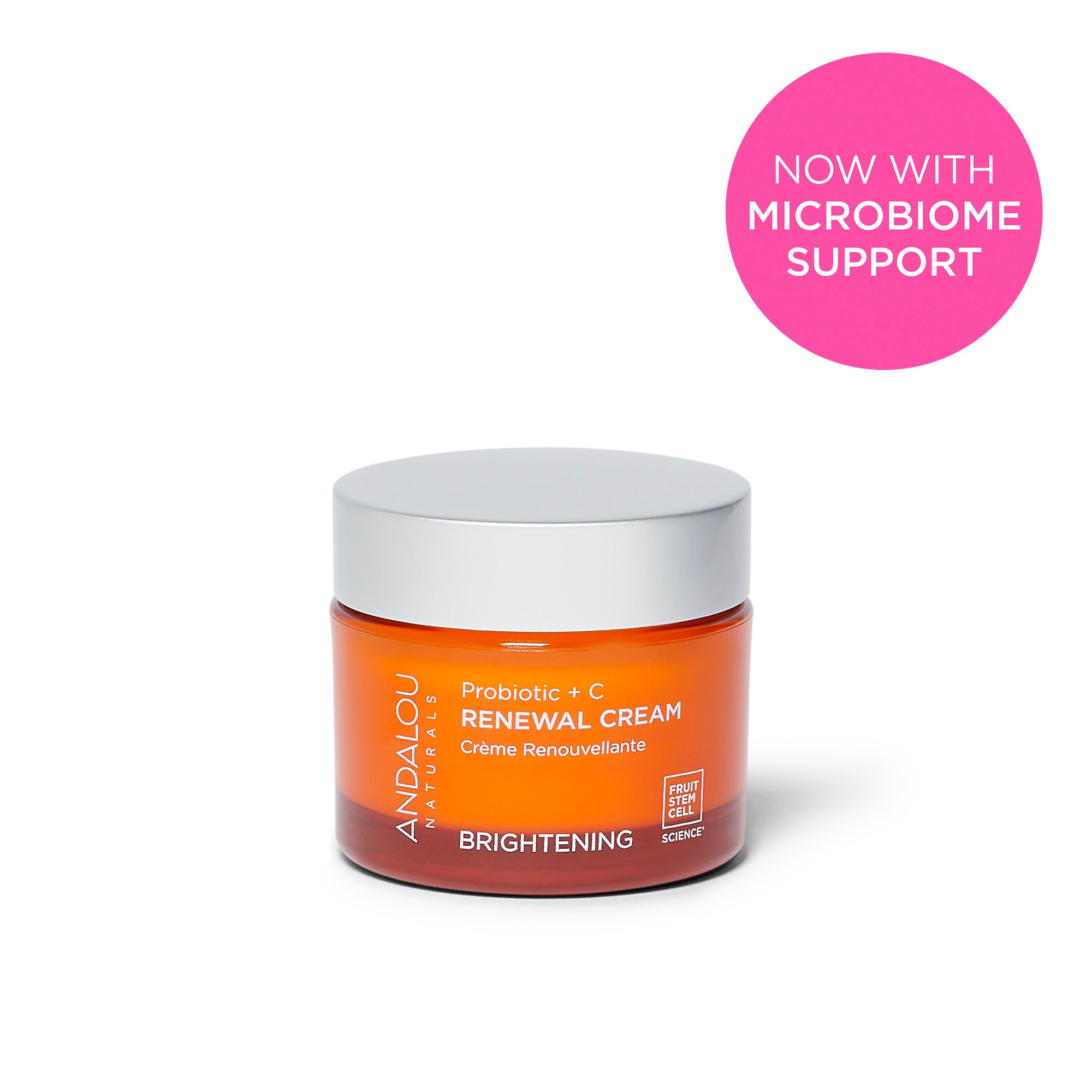 Brightening Probiotic + Vitamin C Renewal Cream– Andalou Naturals US