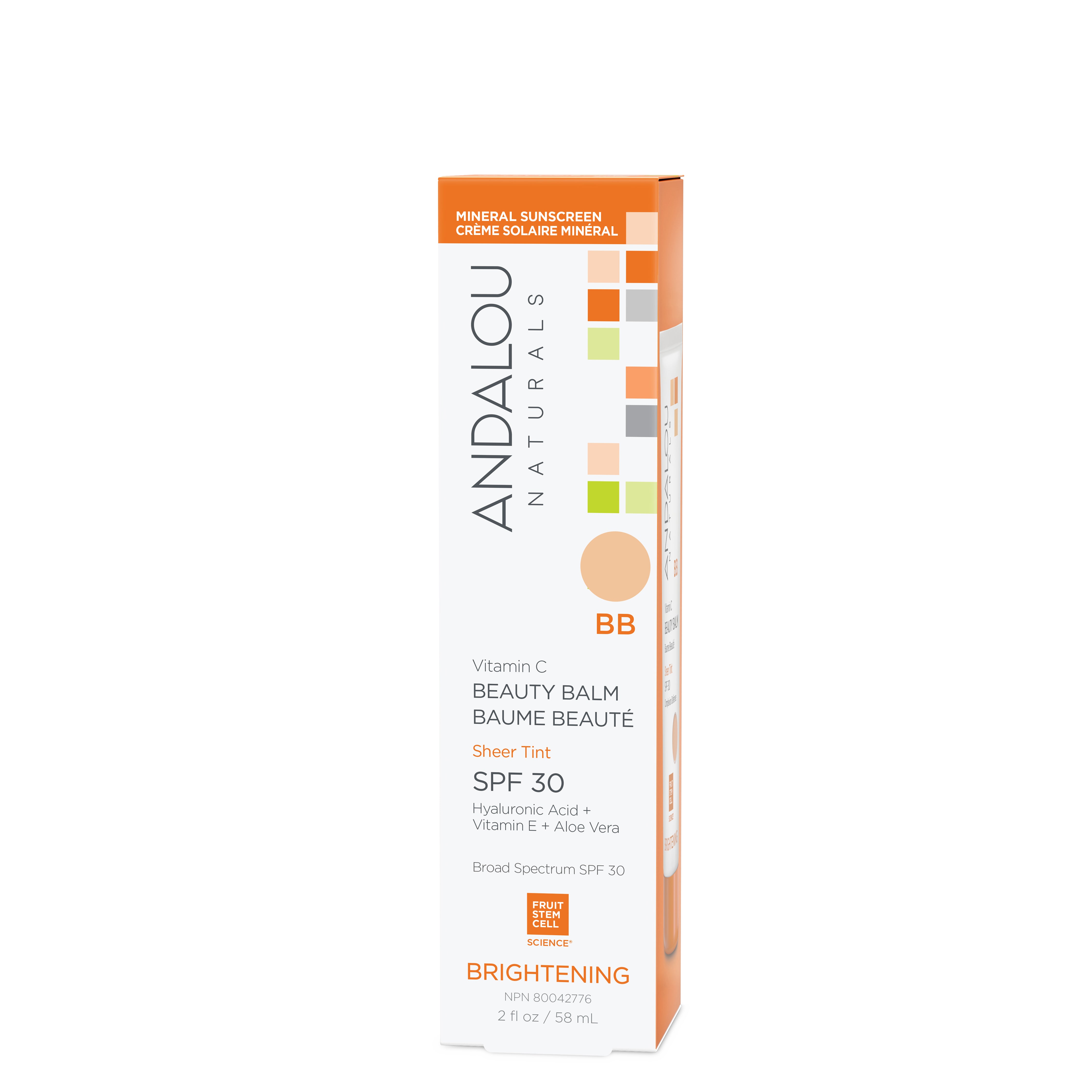 Brightening Vitamin C BB Beauty Balm Sheer Tint SPF 30– Andalou