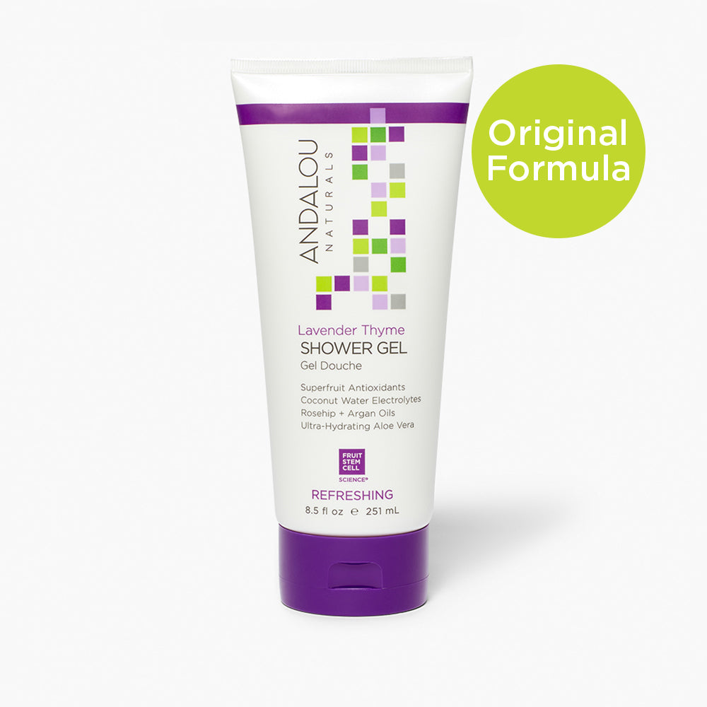 Lavender Thyme Refreshing Shower Gel Body Wash - Andalou Naturals US