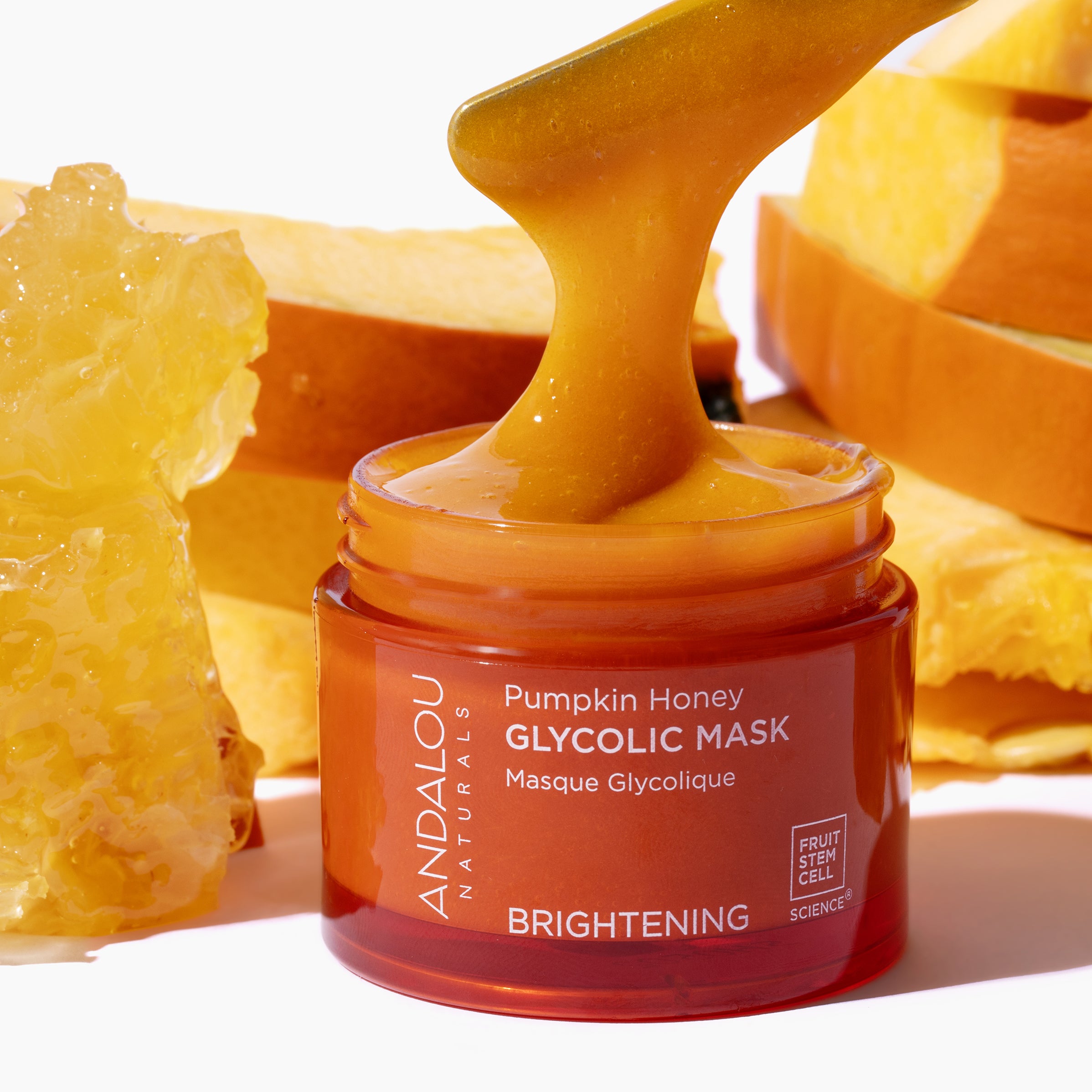 Brightening Pumpkin Honey Glycolic Mask– Andalou Naturals US