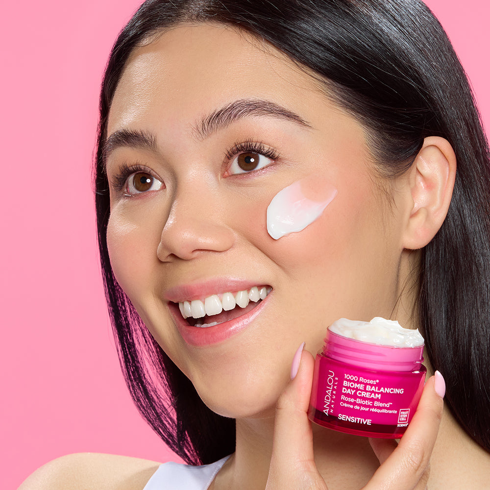 1000 Roses Microbiome Balancing Day Cream - Andalou Naturals US