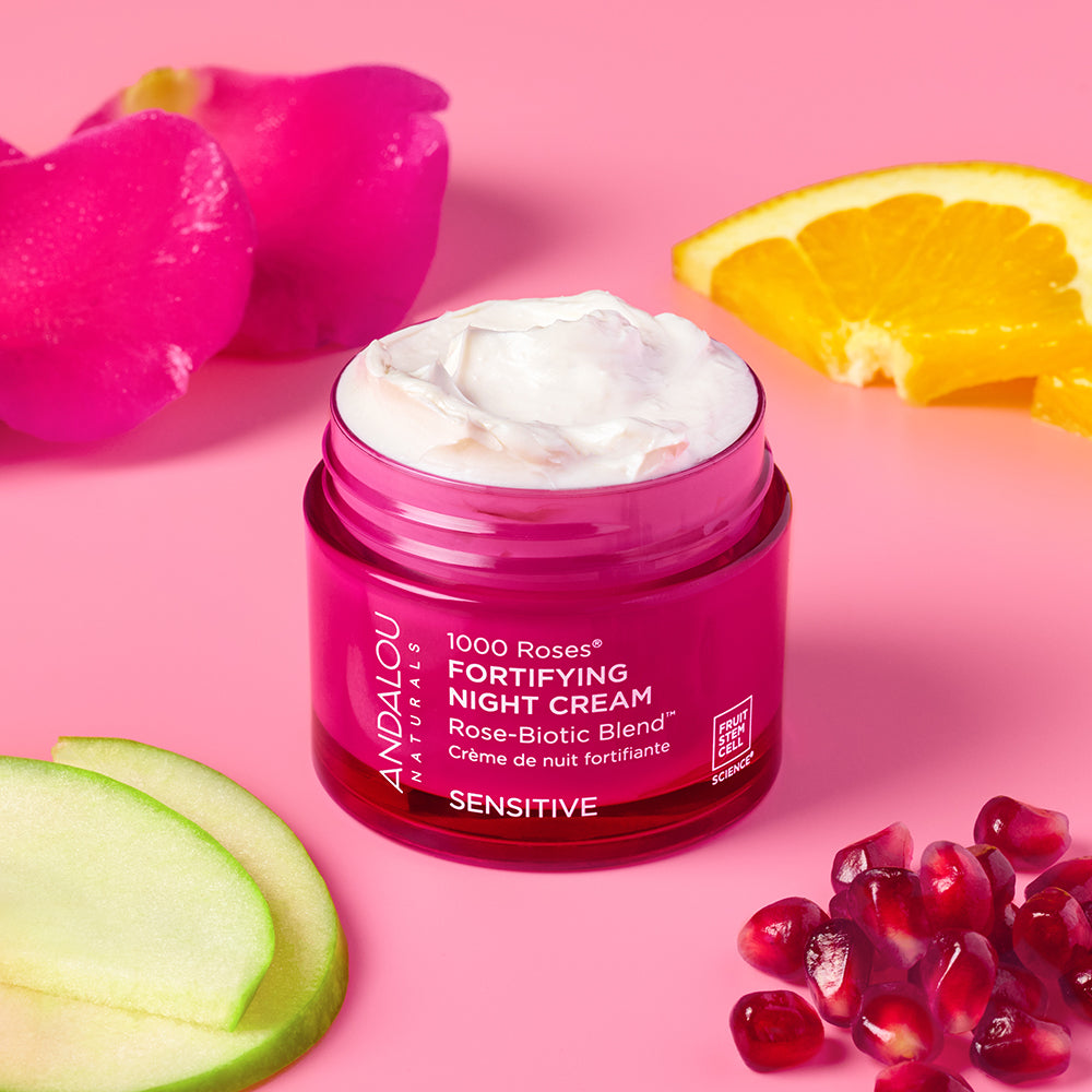 1000 Roses Fortifying Night Cream - Andalou Naturals US