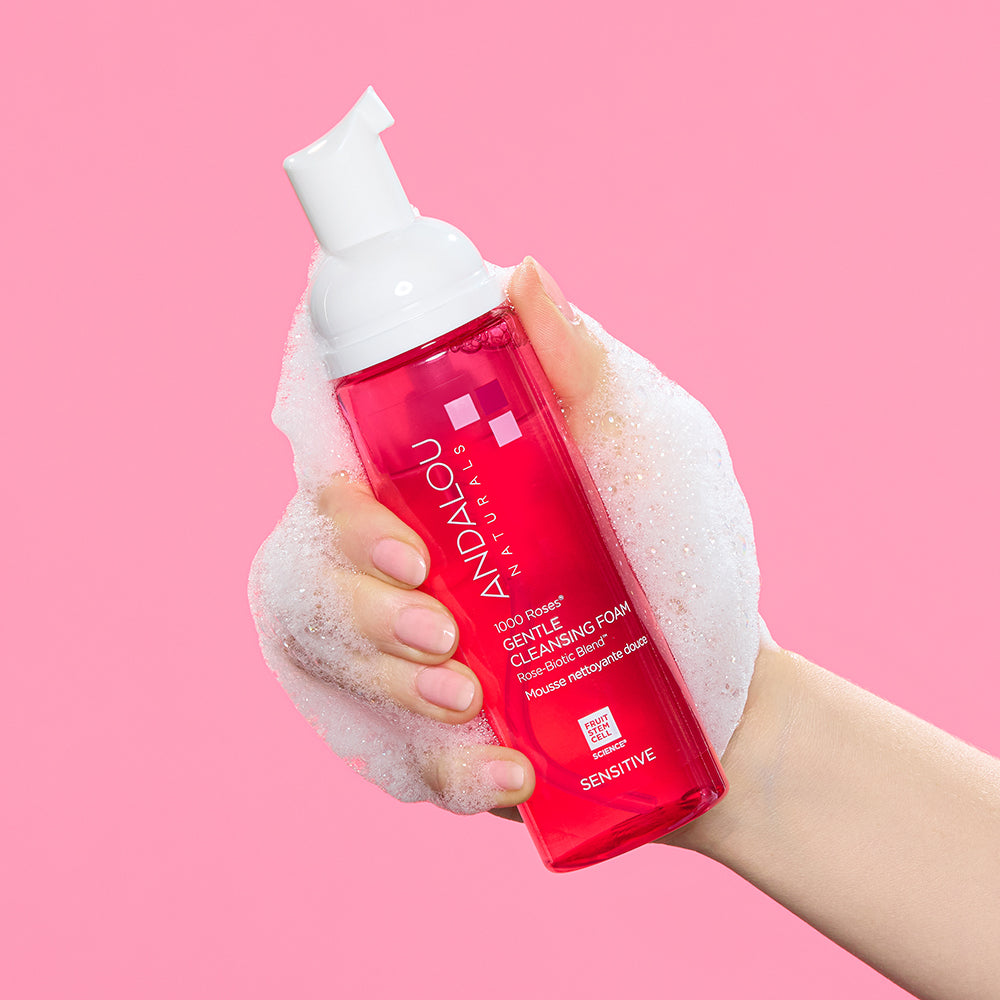 1000 Roses Gentle Cleansing Foam - Andalou Naturals US