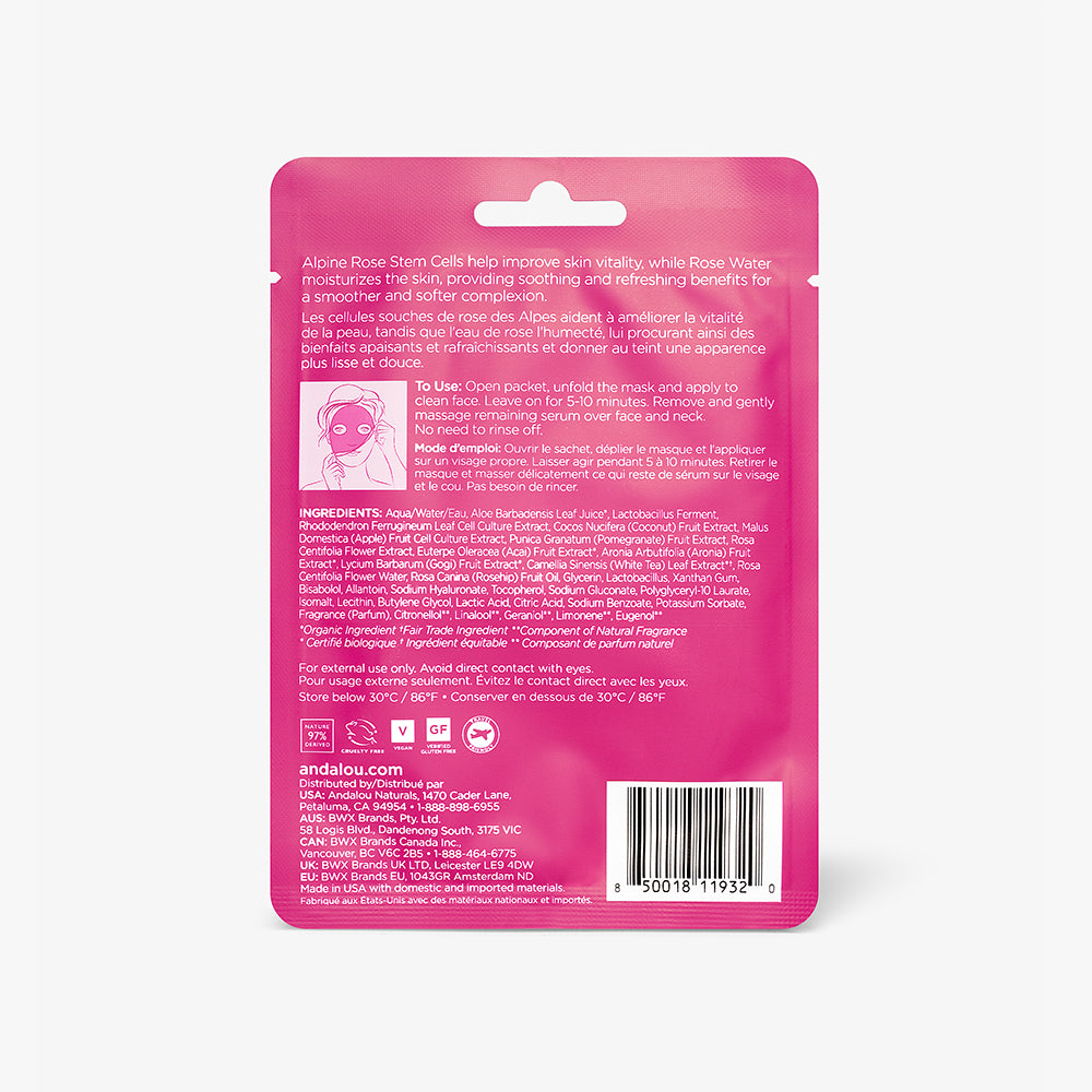 Sheet Mask Murumuru Butter & Rose - 25ml TheUShop