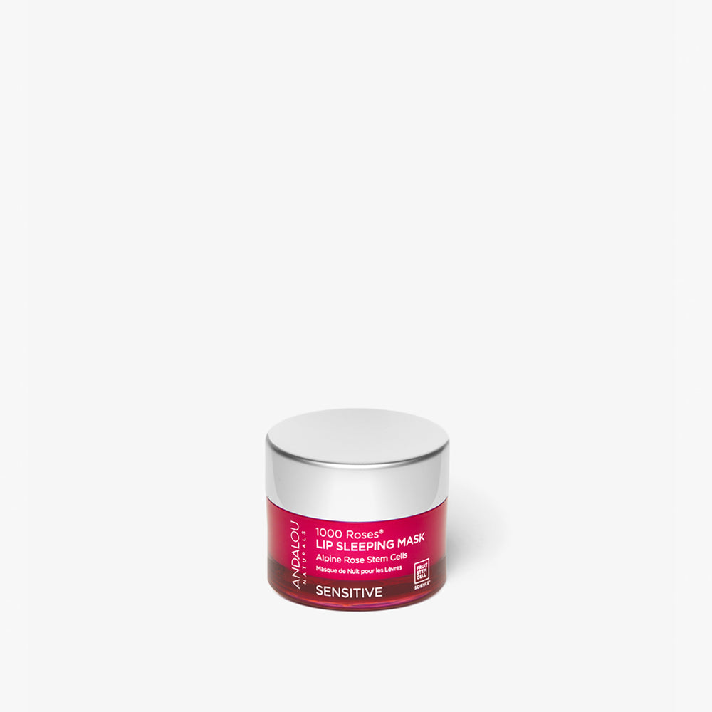 Clean, natural lip mask - 1000 Roses Lip Sleeping Mask - Andalou Naturals US