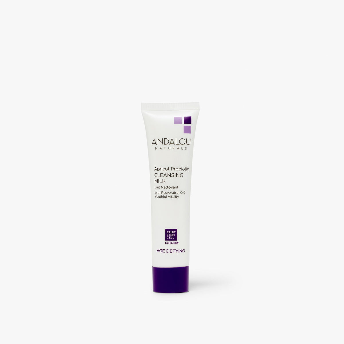 Age Defying Apricot Probiotic Cleansing Milk .8 fl oz - Andalou Naturals US