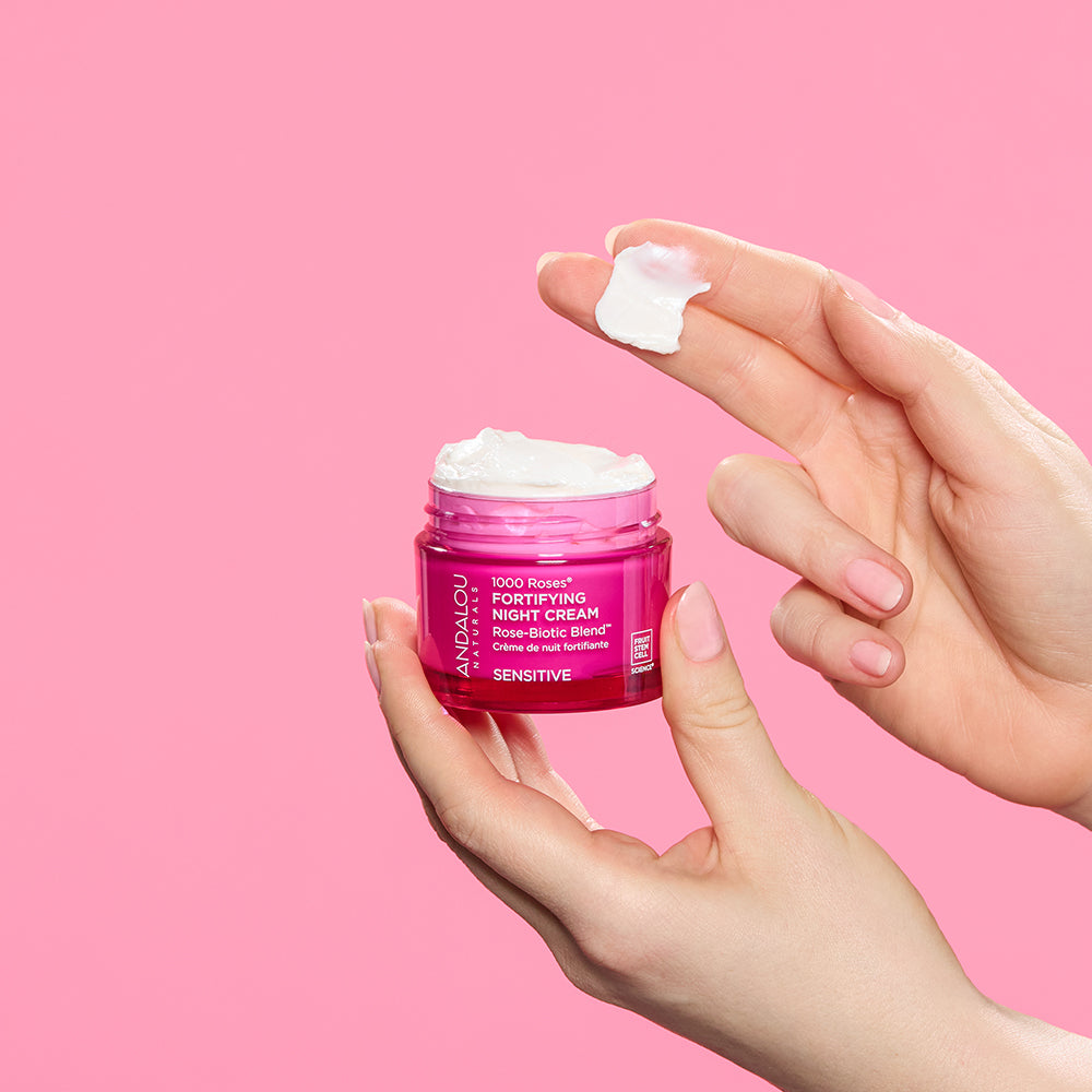 1000 Roses Fortifying Night Cream - Andalou Naturals US