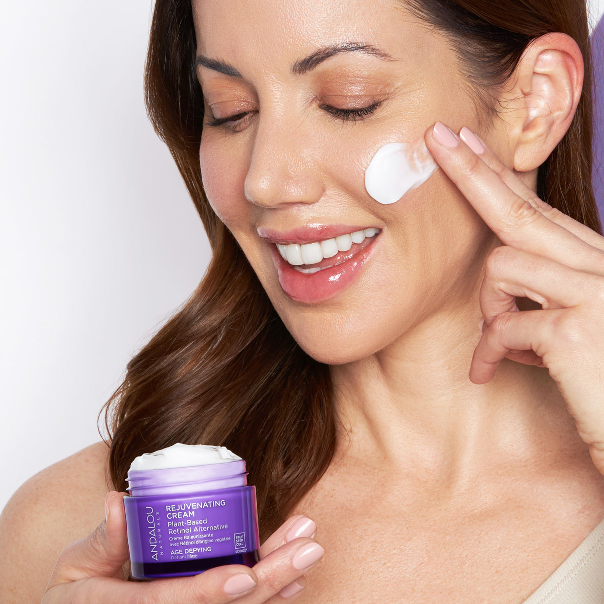 Age Defying Rejuvenating Plant-Based Retinol Alternative Cream 1.7 oz - Andalou Naturals US