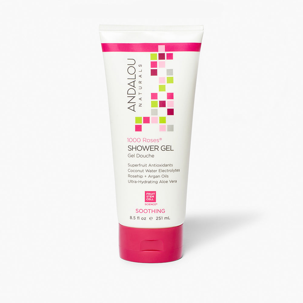 Sensitive 1000 Roses Soothing Shower Gel - Andalou Naturals US