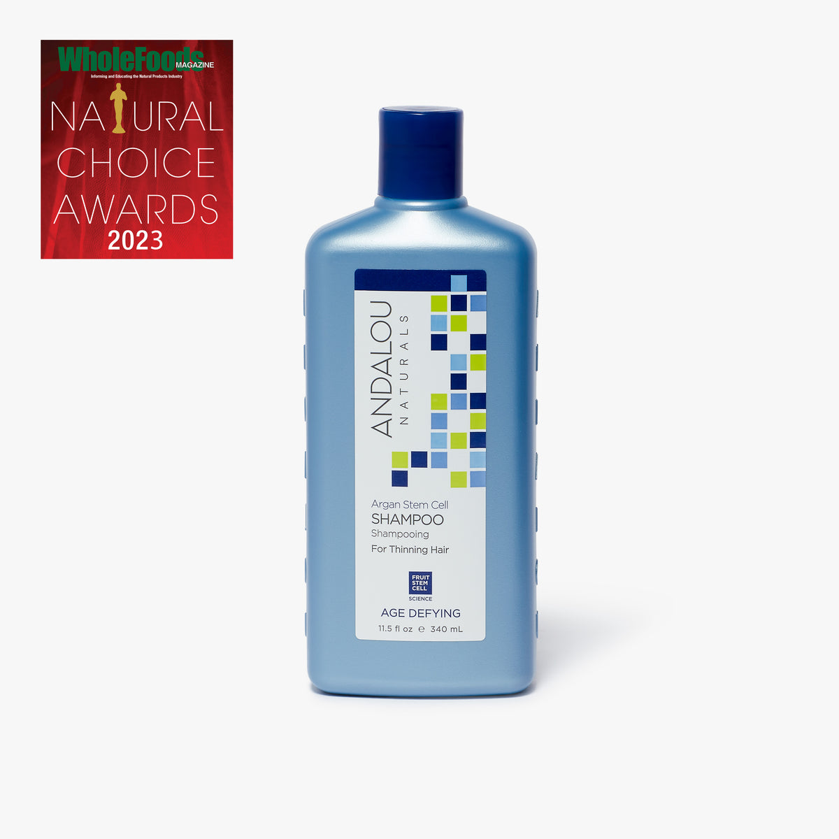 Argan Stem Cell Age Defying Shampoo - Andalou Naturals US