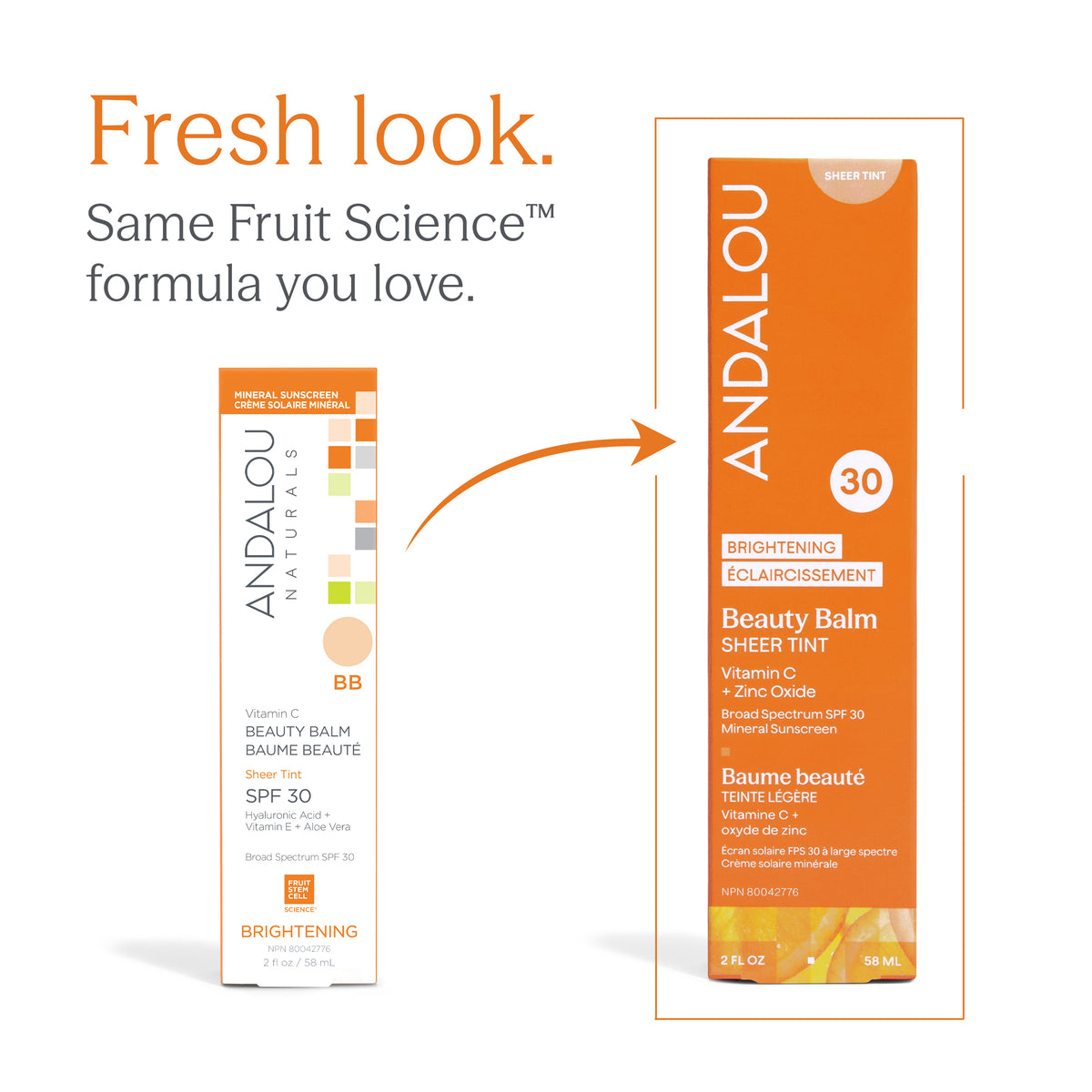 Brightening Vitamin C BB Beauty Balm Sheer Tint SPF 30 - Andalou Naturals US