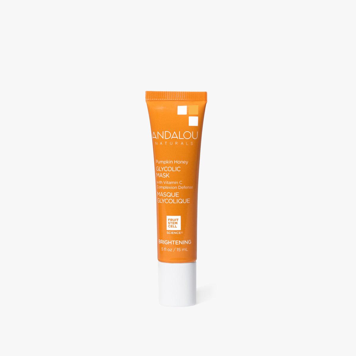 Brightening Pumpkin Honey Glycolic Mask 0.5 oz - Andalou Naturals US