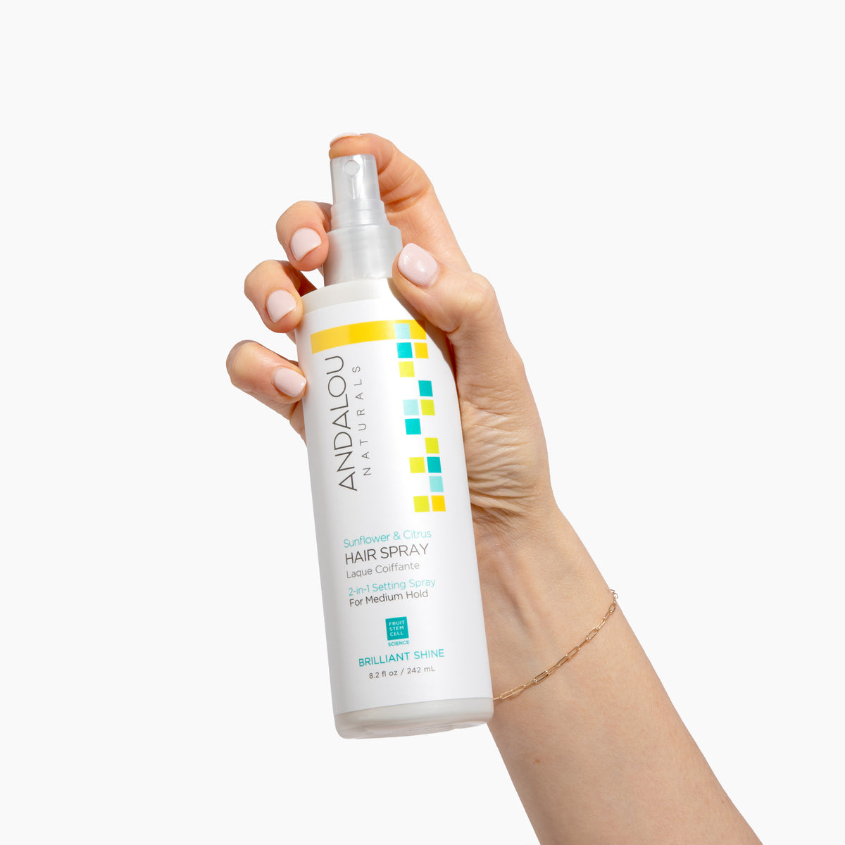 Sunflower & Citrus Brilliant Shine Hair Spray - Andalou Naturals US