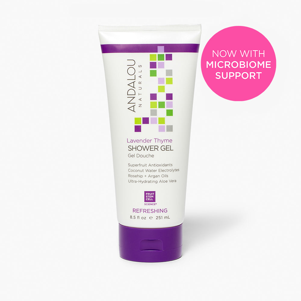 Lavender Thyme Refreshing Shower Gel Body Wash - Andalou Naturals US