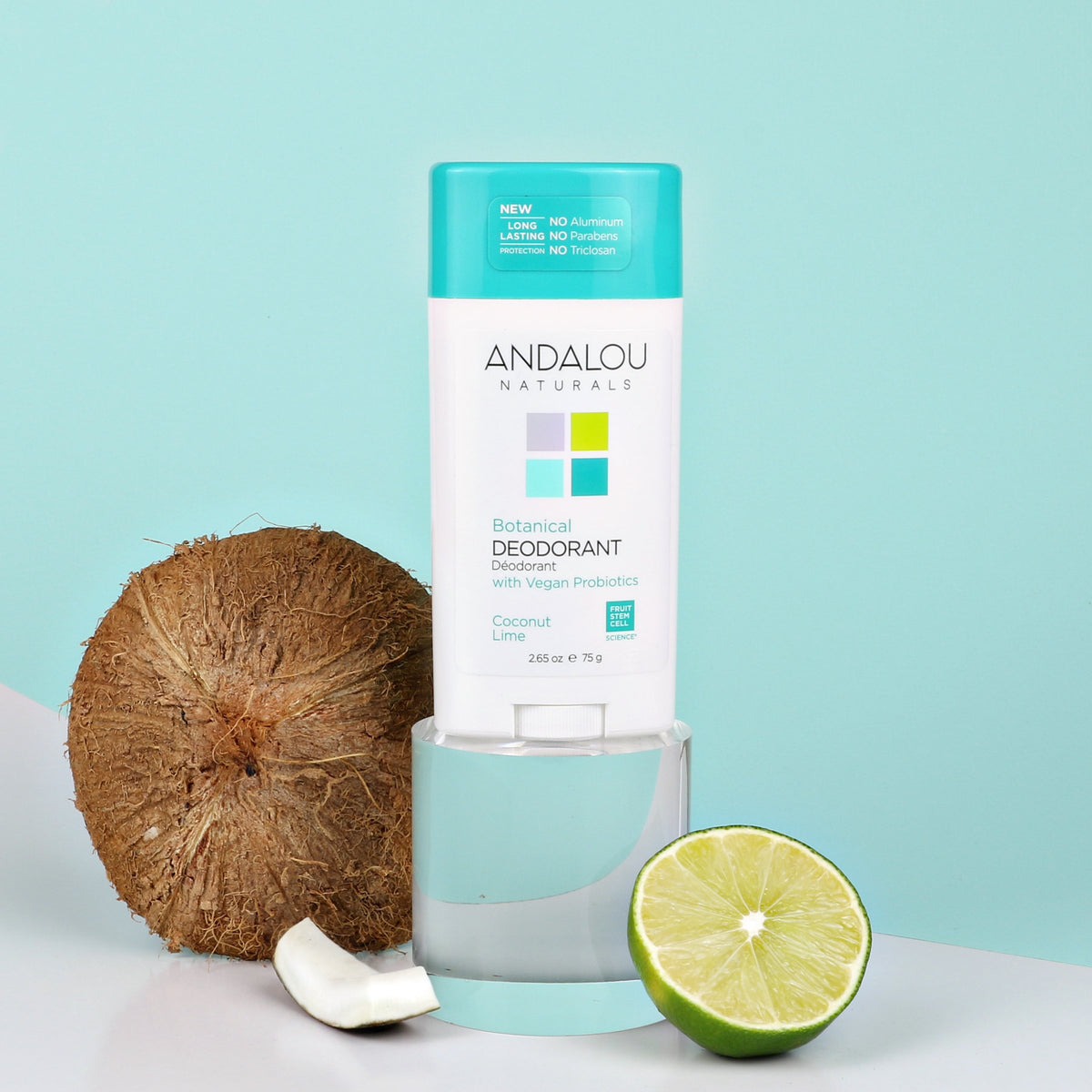 Botanical Deodorant - Coconut Lime - Andalou Naturals US