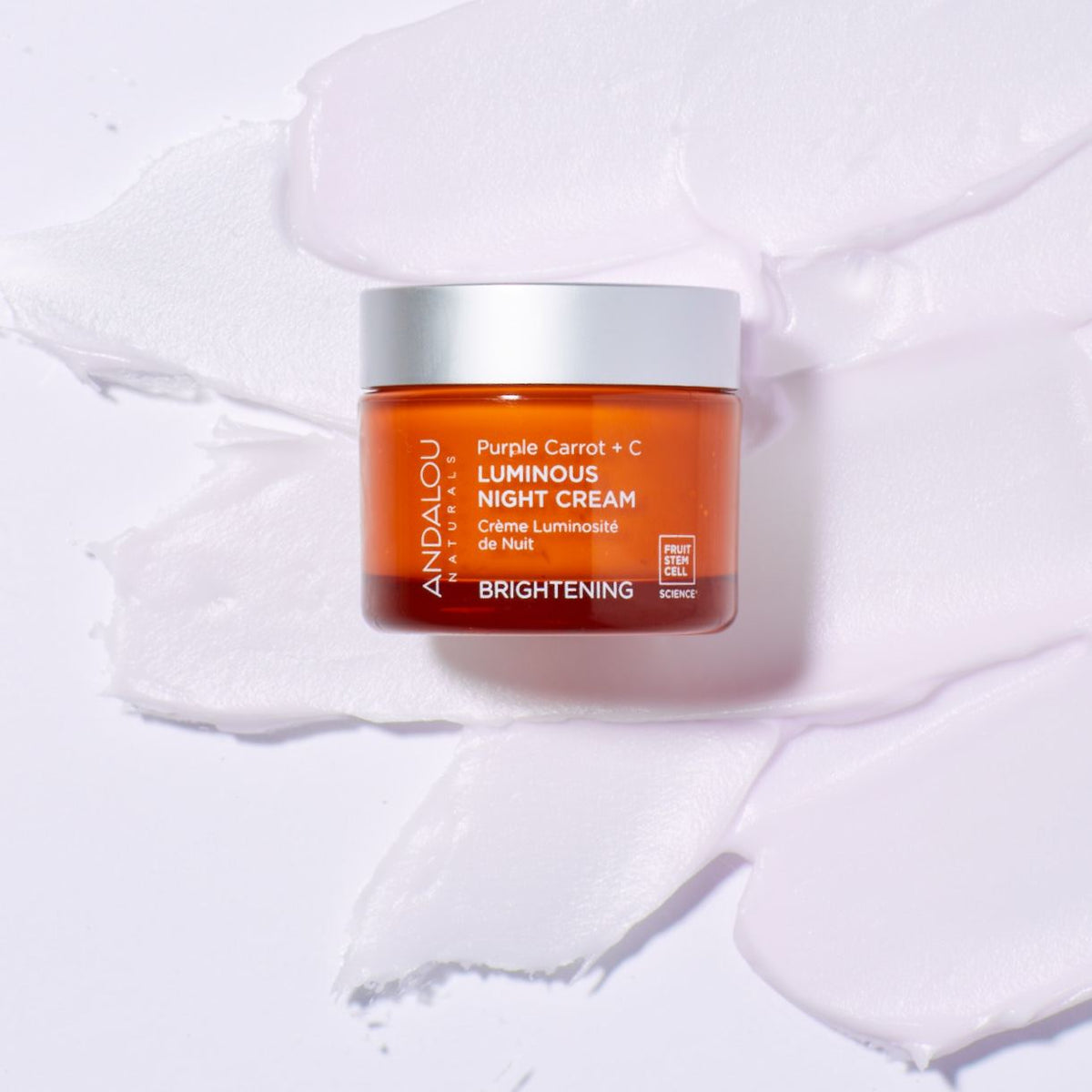 Brightening Purple Carrot + C Luminous Night Cream - Andalou Naturals US