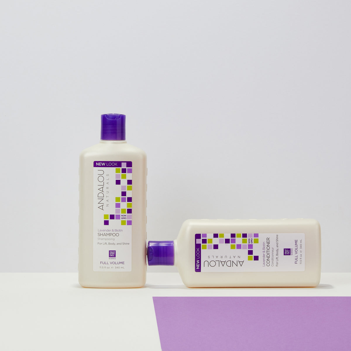 Lavender & Biotin Full Volume Shampoo - Andalou Naturals US