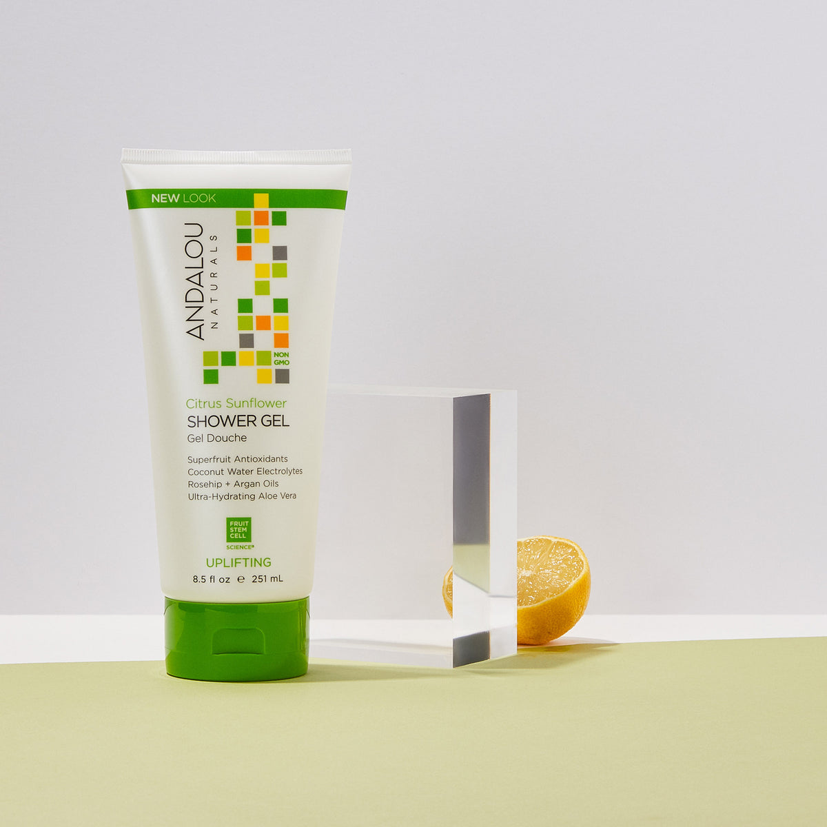 Citrus Sunflower Uplifting Shower Gel - Andalou Naturals US