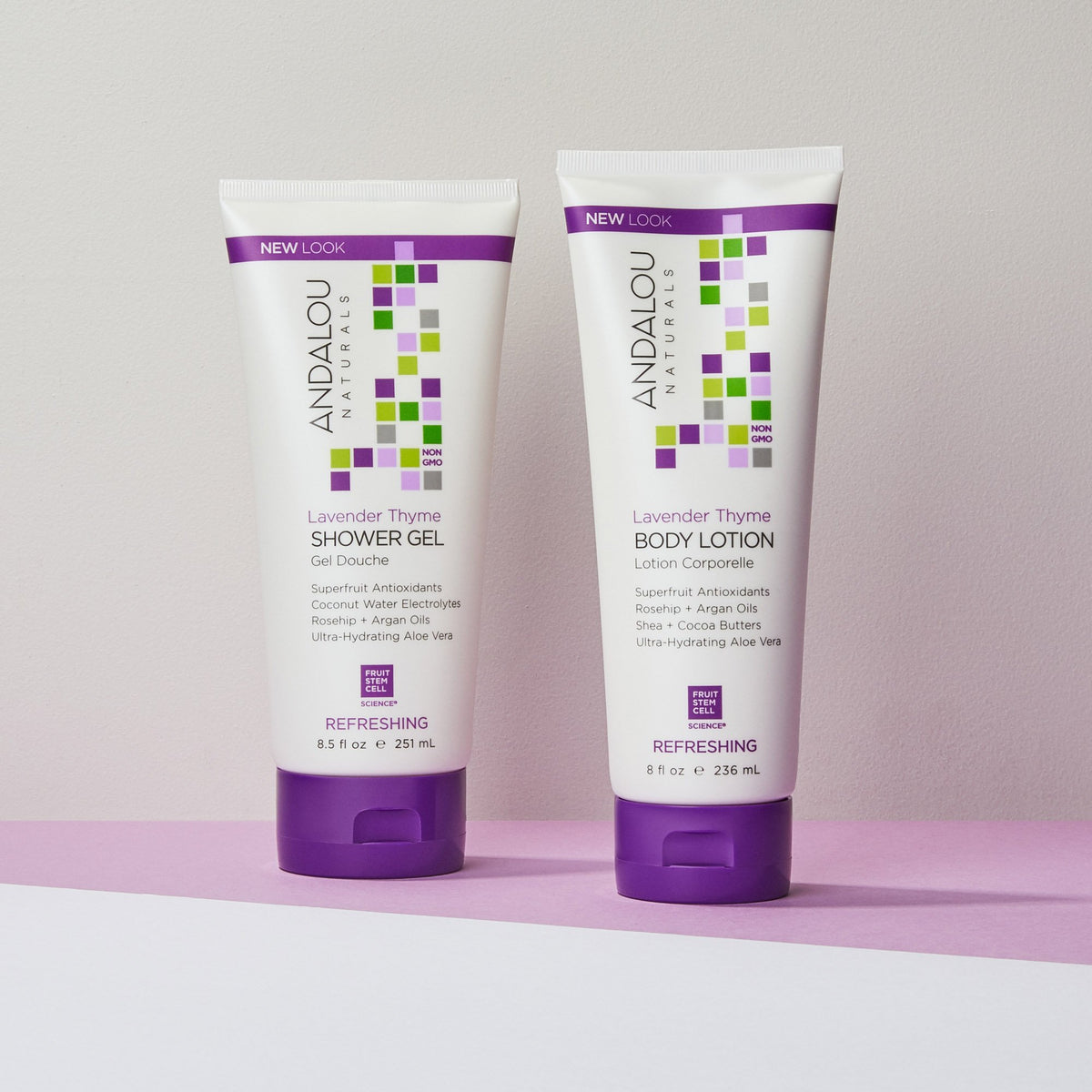 Lavender Thyme Refreshing Shower Gel - Andalou Naturals US