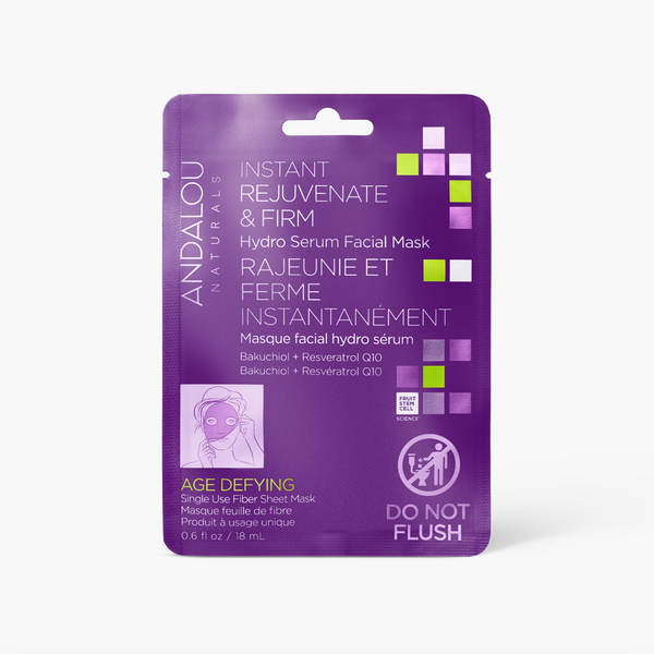 Age Defying Instant Rejuvenate & Firm Sheet Mask– Andalou Naturals US