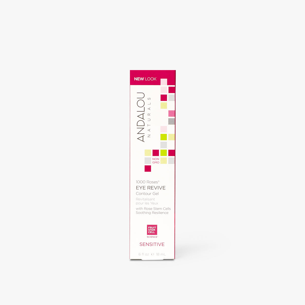 Sensitive 1000 Roses Eye Revive Contour Gel - Andalou Naturals US