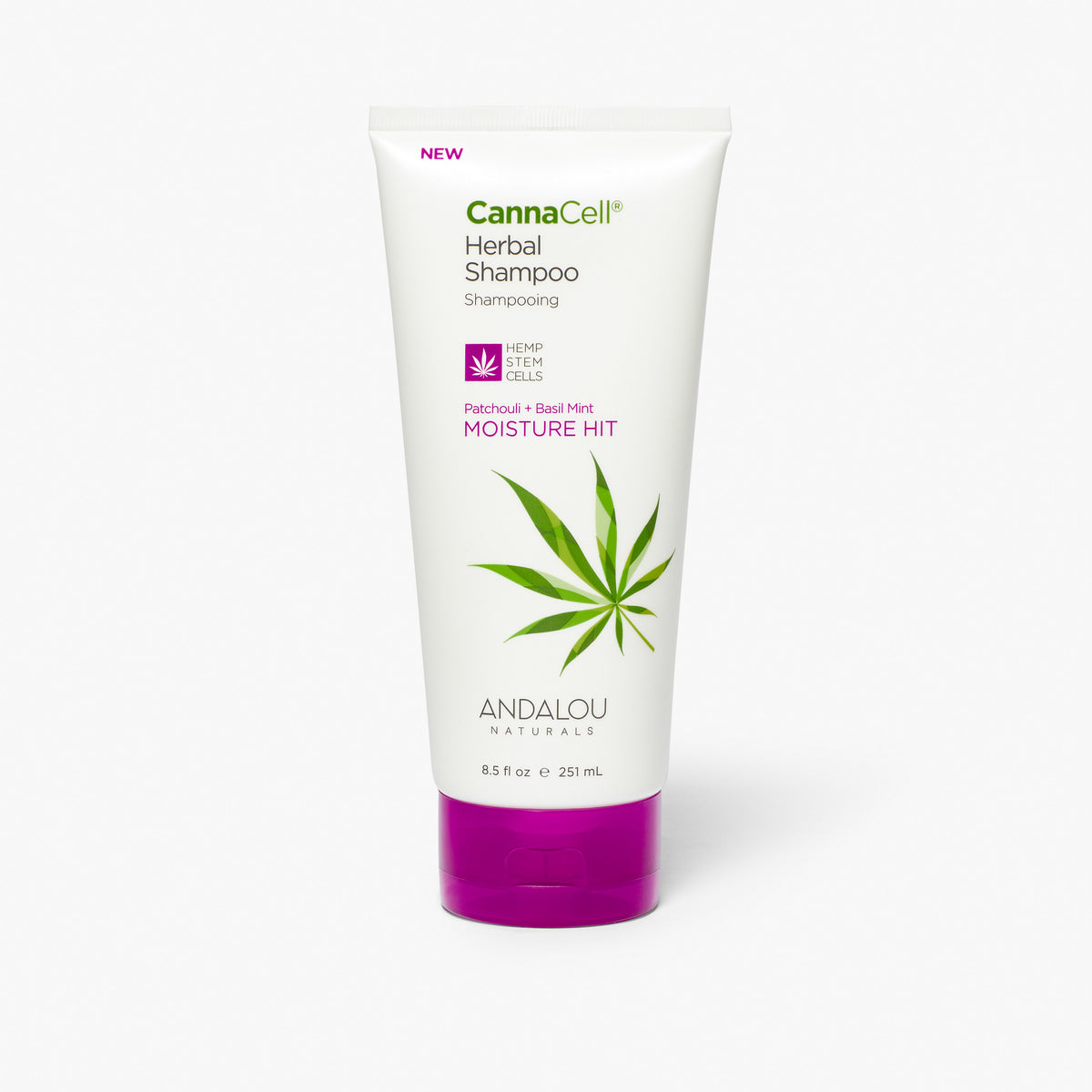 CannaCell Herbal Shampoo - Moisture Hit - Andalou Naturals US