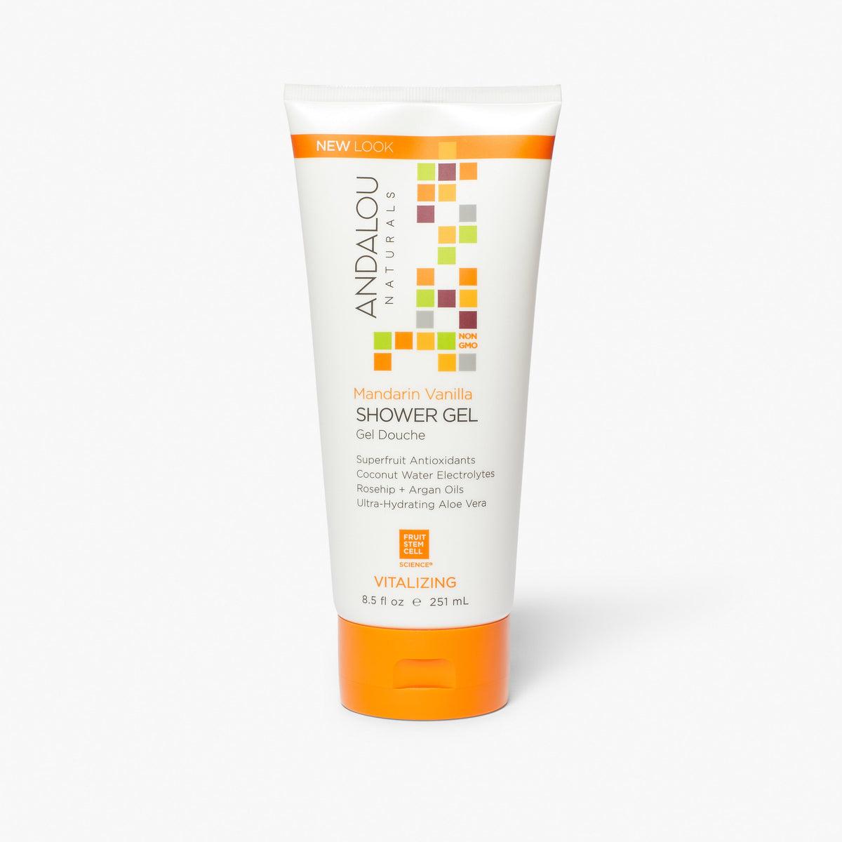 Mandarin Vanilla Vitalizing Shower Gel - Andalou Naturals US