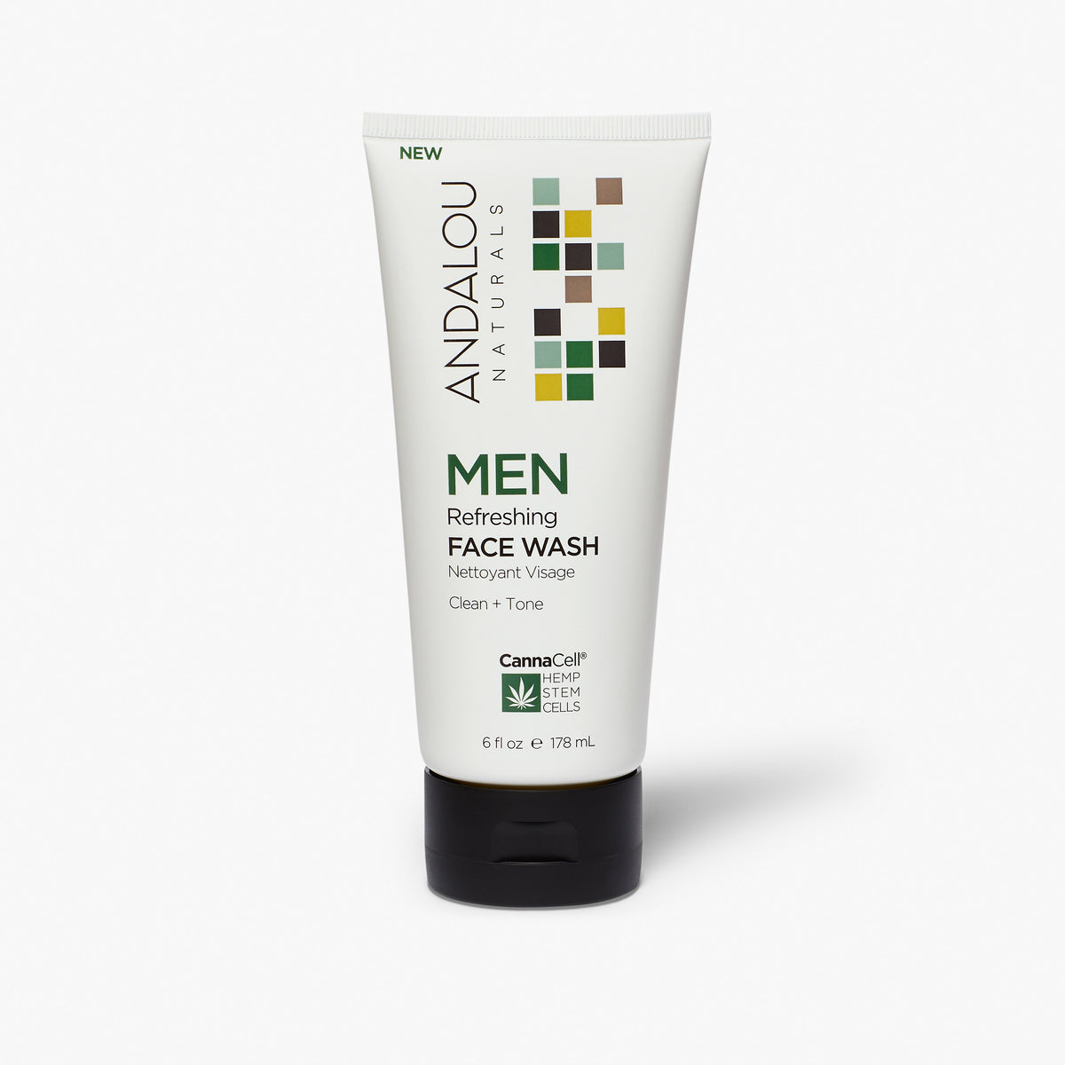 MEN Refreshing Face Wash - Andalou Naturals US