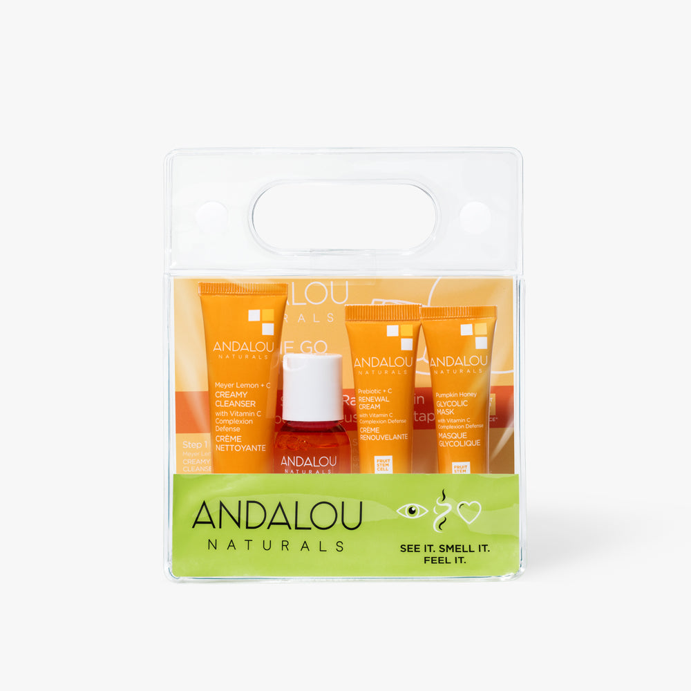 On The Go Essentials - The Brightening Routine - Andalou Naturals US