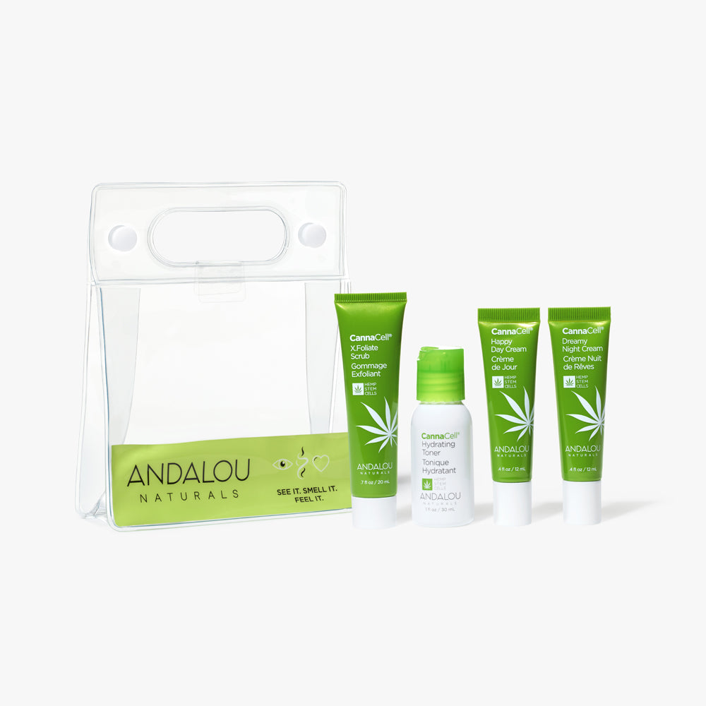 On The Go Essentials - The CannaCell® Uplifting Routine - Andalou Naturals US