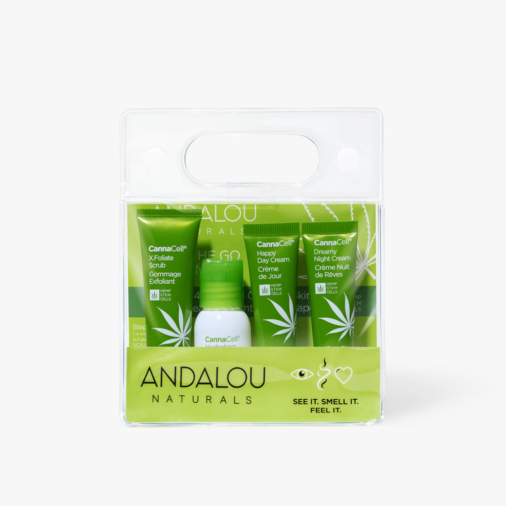 On The Go Essentials - The CannaCell® Uplifting Routine - Andalou Naturals US