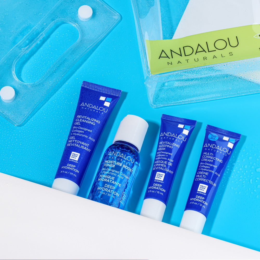On The Go Essentials - The Deep Hydration Routine - Andalou Naturals US