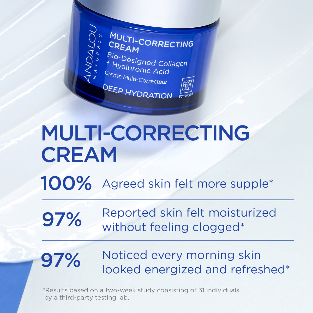 Deep Hydration Multi-Correcting Cream - Andalou Naturals US